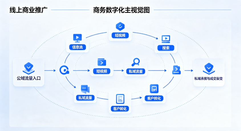 化隆回族自治县线上商业推广怎么做？全域流量闭环搭建与低成本转化实战指南